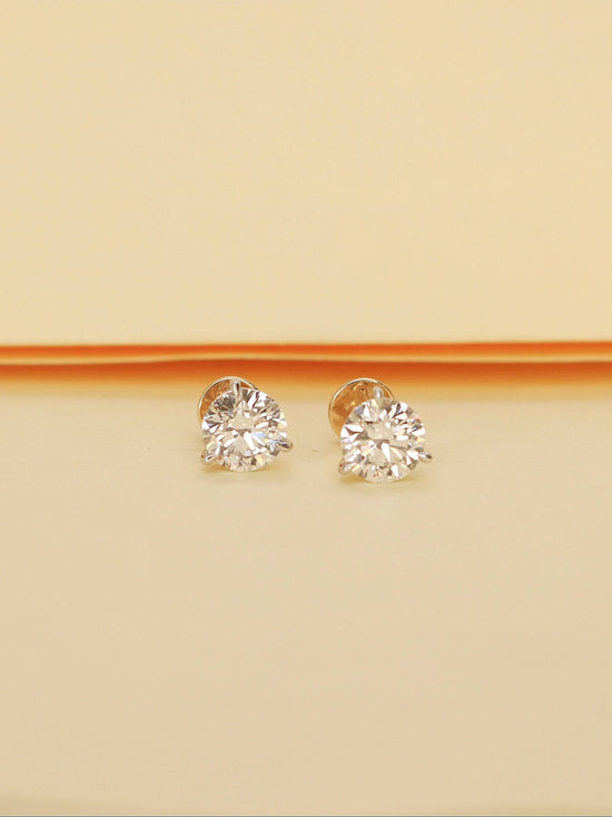 Dean 50 Pointer Lab Grown Diamond Earrings Precision and Brilliance by Fiona Diamonds