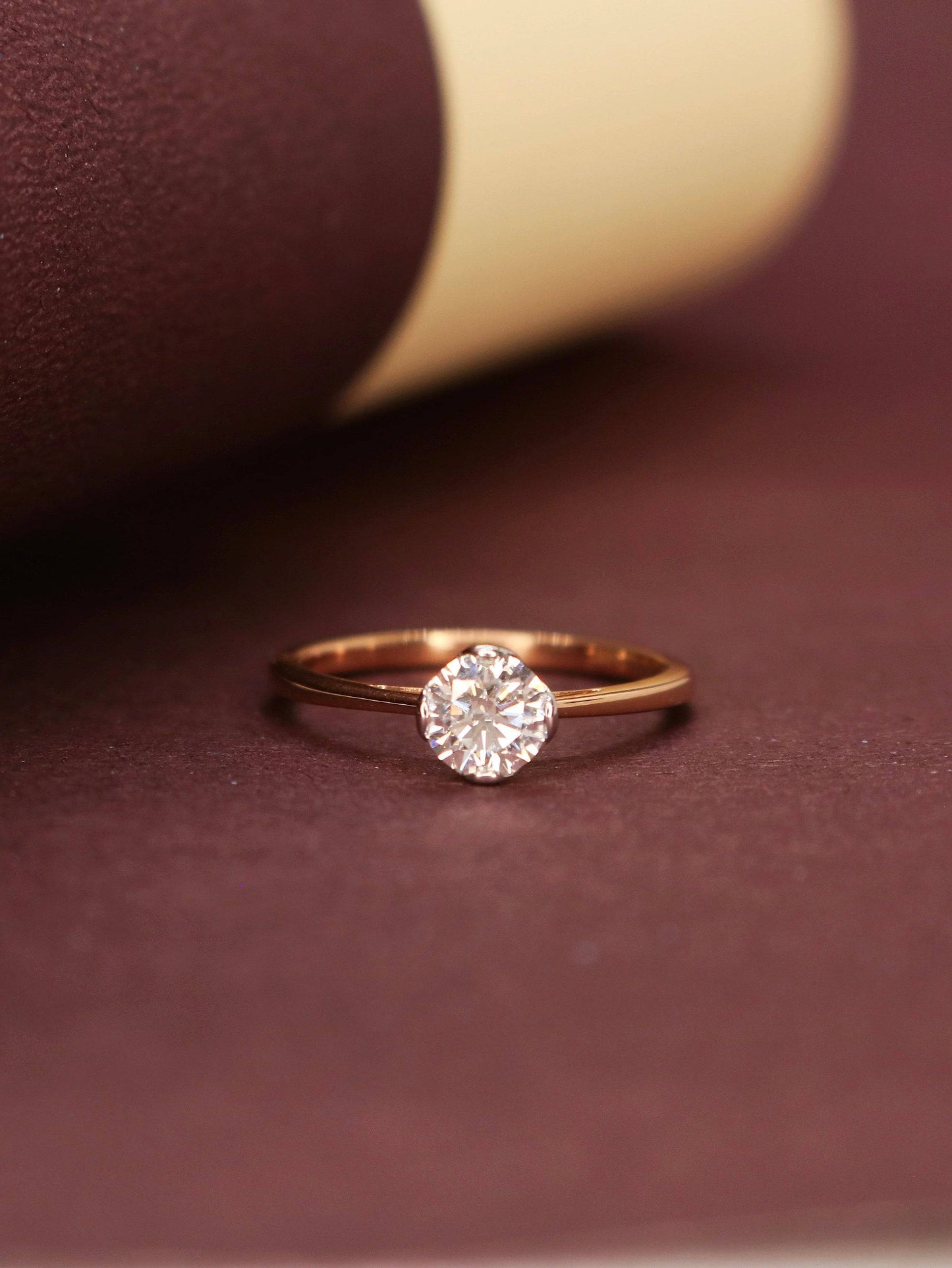 Zed 53 Pointer Lab Grown Diamond Ring Elegant Design by Fiona Diamonds