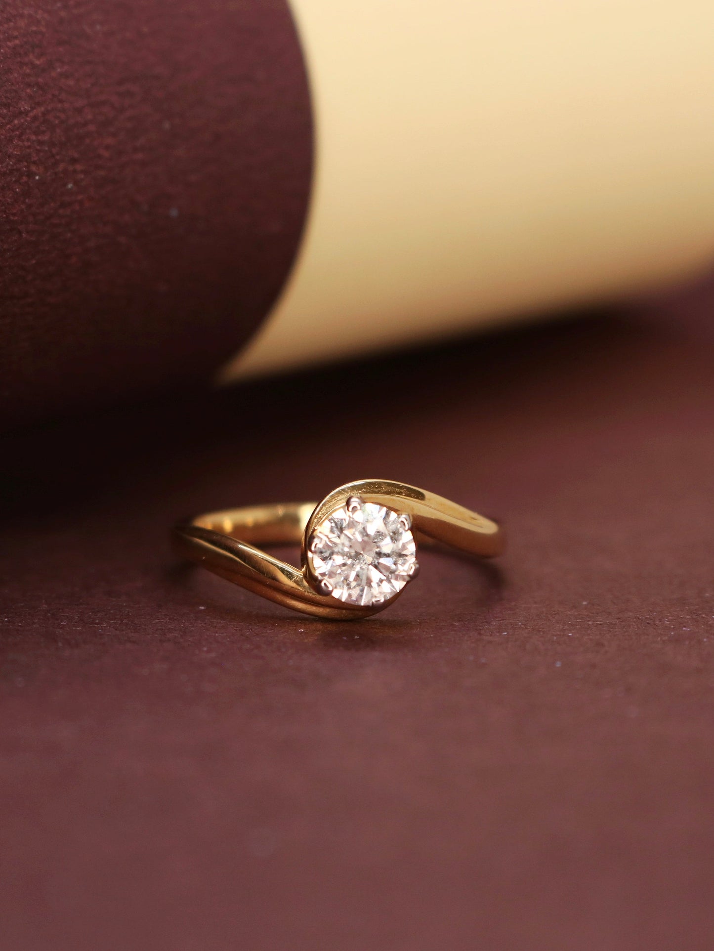 Essence 61 Pointer Lab Grown Diamond Ring - Pure Elegance