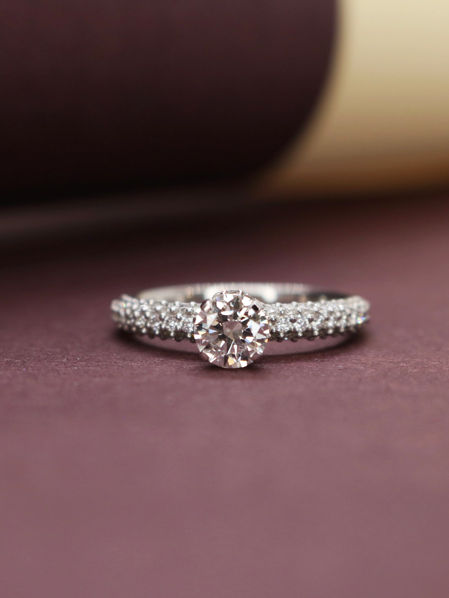 Zeke 56 Pointer Lab Grown Diamond Ring Refined Design by Fiona Diamonds