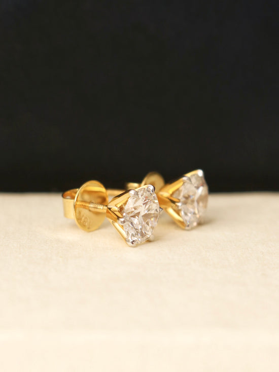 Cafe Lab Grown Diamond Earrings - Stylish & Elegant