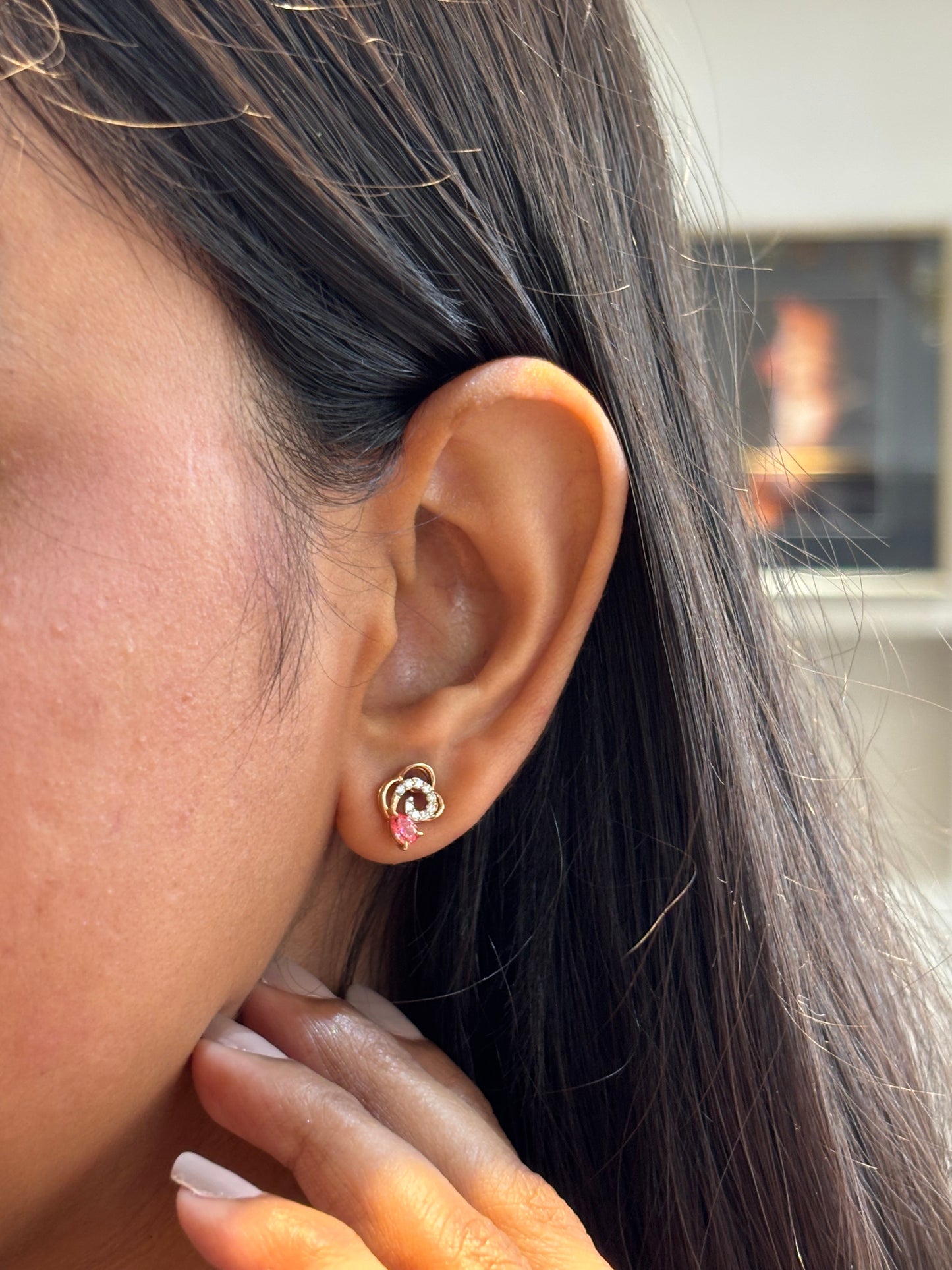Solvira Lab Diamond Earring - Radiant Beauty by Fiona Diamonds - Fiona Diamonds - Fiona Diamonds