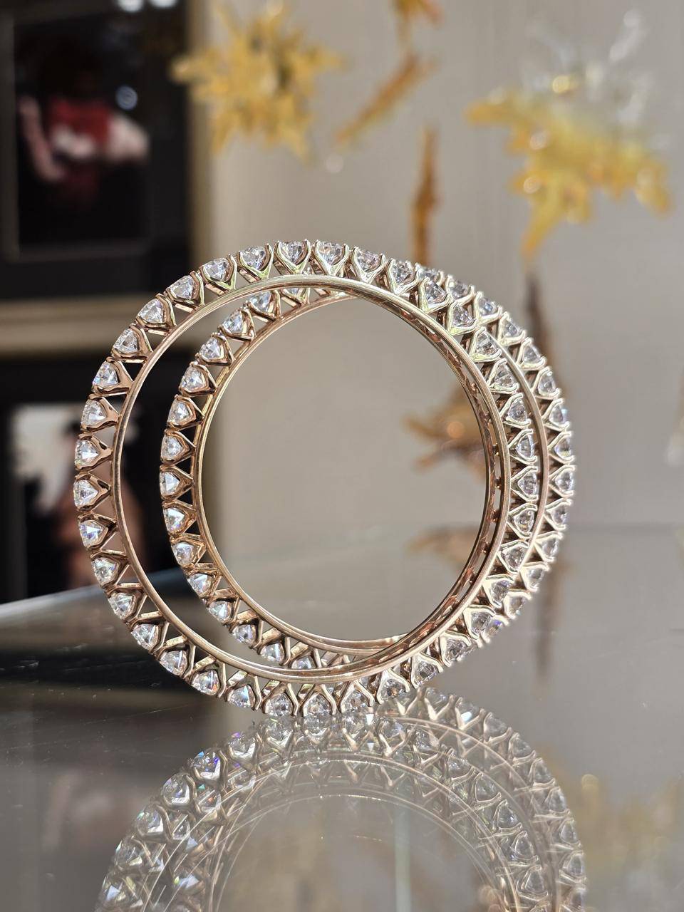 Iridescence Lab Diamond Bangle - Elegant & Chic