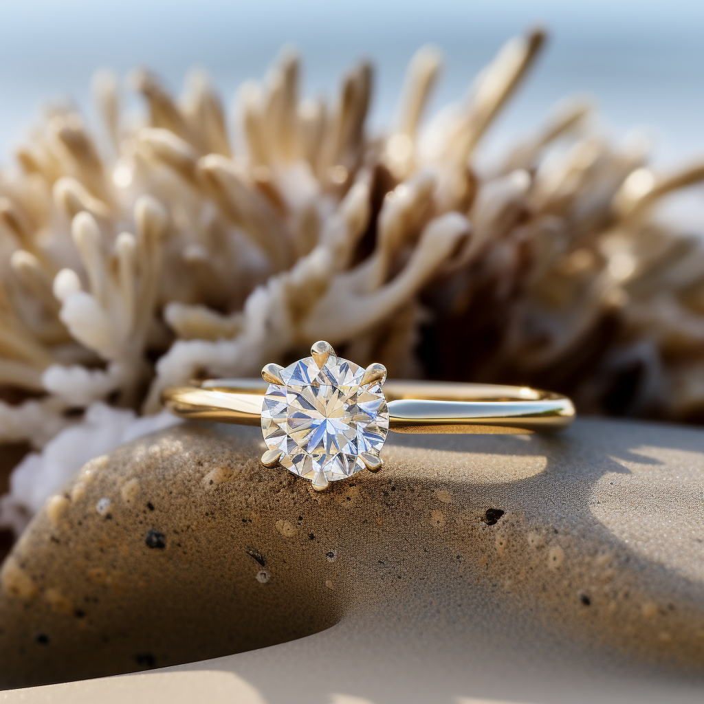 Round Brilliant Diamond Engagement Ring [Video] in 2023 | Round brilliant  cut engagement ring, Round brilliant diamond engagement ring, Diamond  engagement rings