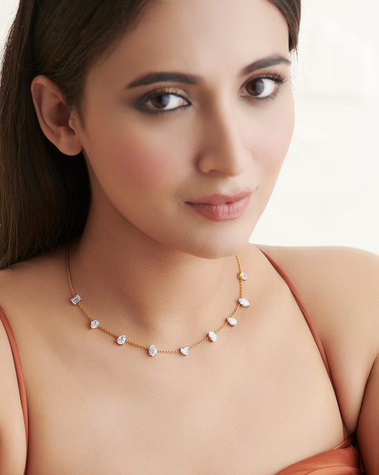 Quasarix Lab Diamond Necklace - Elegant & Timeless