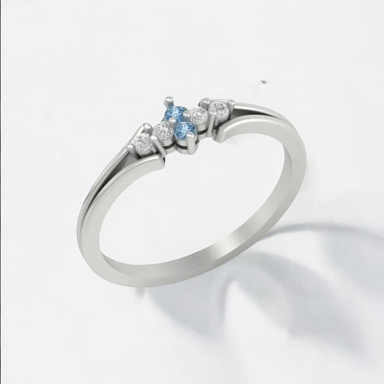 Kin lab diamond ring for women