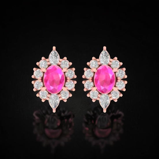 Tiavio Lab Diamond Earring - Fiona Diamonds - Fiona Diamonds