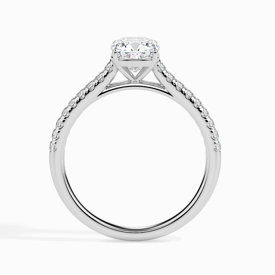 1.5ct Cushion Lab Diamond Solo Solitaire Ring - Fiona Diamonds - Fiona Diamonds