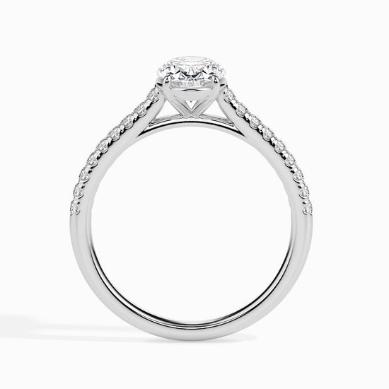 1.5ct Oval Lab Diamond Ellie Solitaire Ring - Fiona Diamonds - Fiona Diamonds