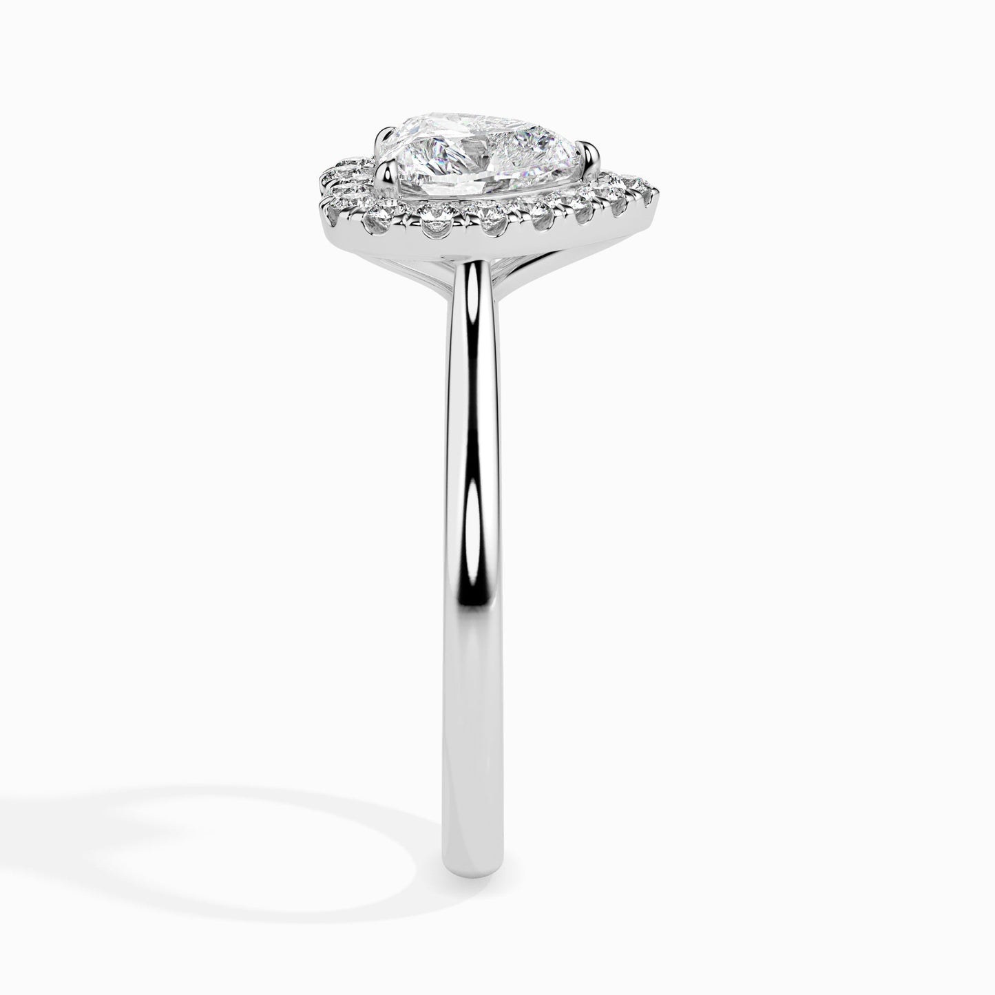 1ct Heart Halo Lab Diamond Welkin Ring - Fiona Diamonds - Fiona Diamonds