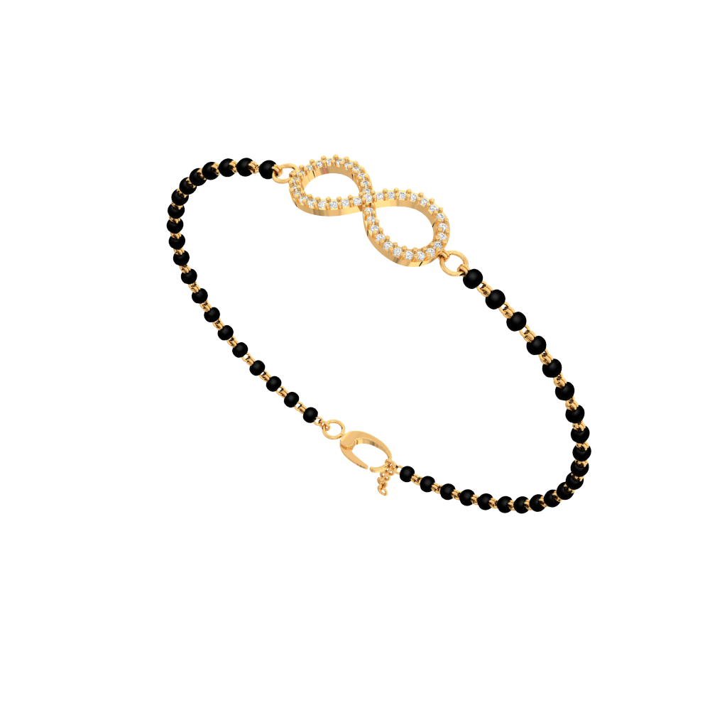 Aeternum Circle of Protego Unisex Bracelet  Noir Black  Outhouse Jewellery