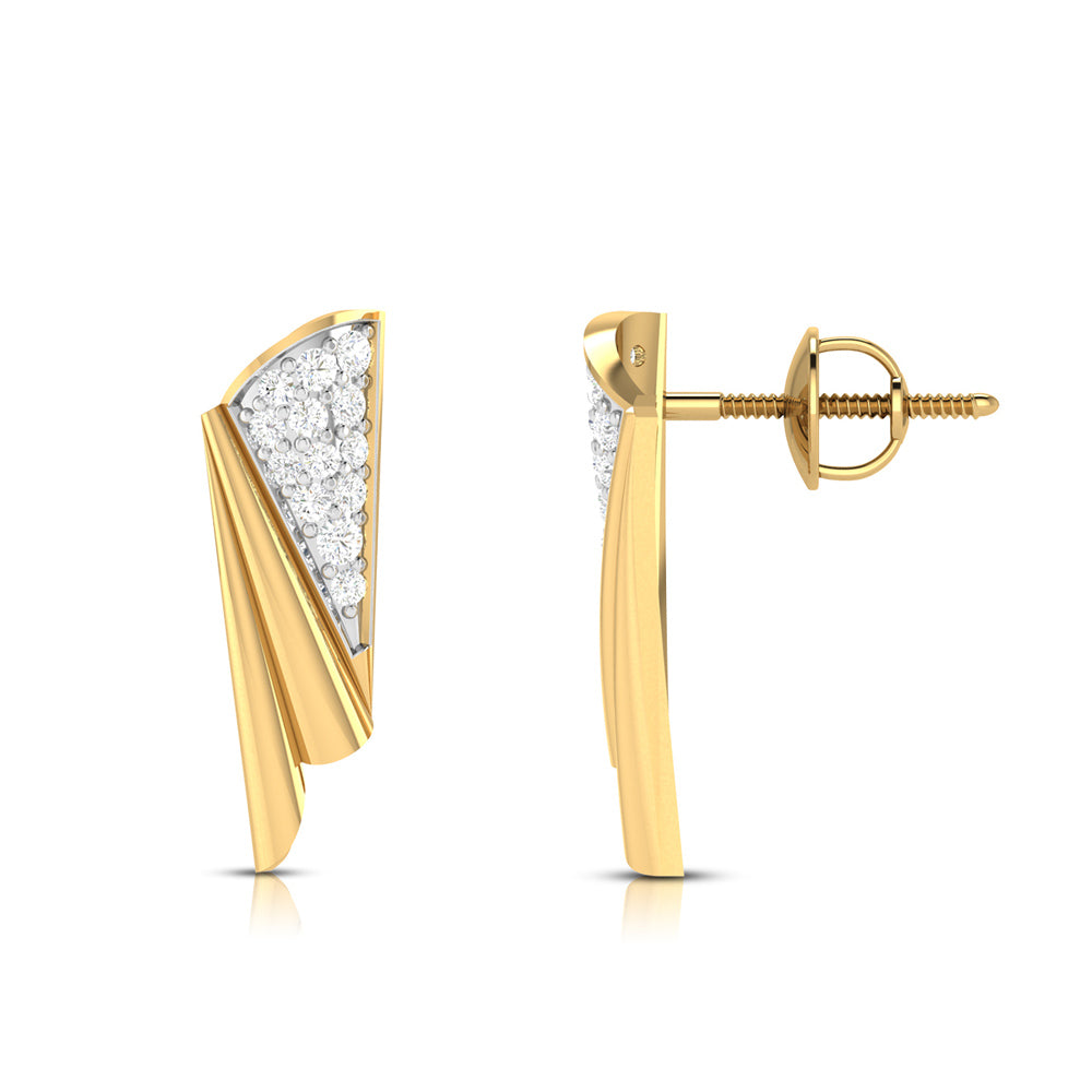 Daily wear earrings design Gallery Lab Grown Diamond Earrings Fiona Diamonds