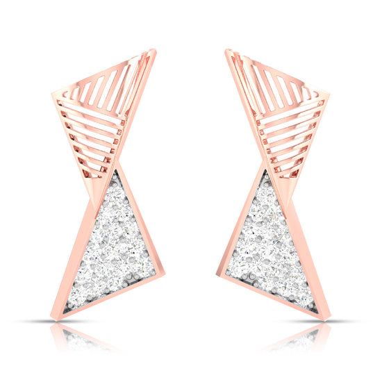 Party wear earrings design Pedia Lab Grown Diamond Earrings Fiona Diamonds