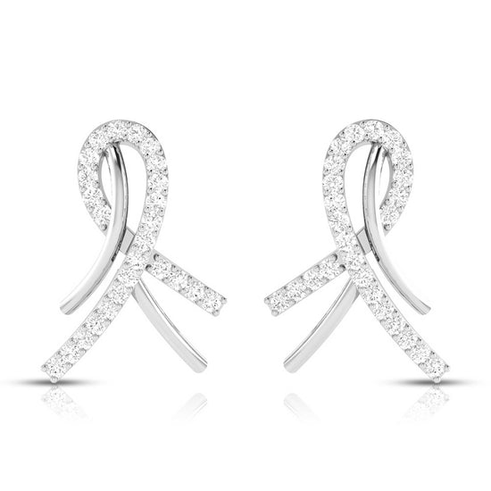 Party wear earrings design Markos Lab Grown Diamond Earrings Fiona Diamonds