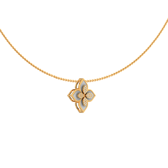 Lavaliere Lab Diamond Pendant - Fiona Diamonds - Fiona Diamonds