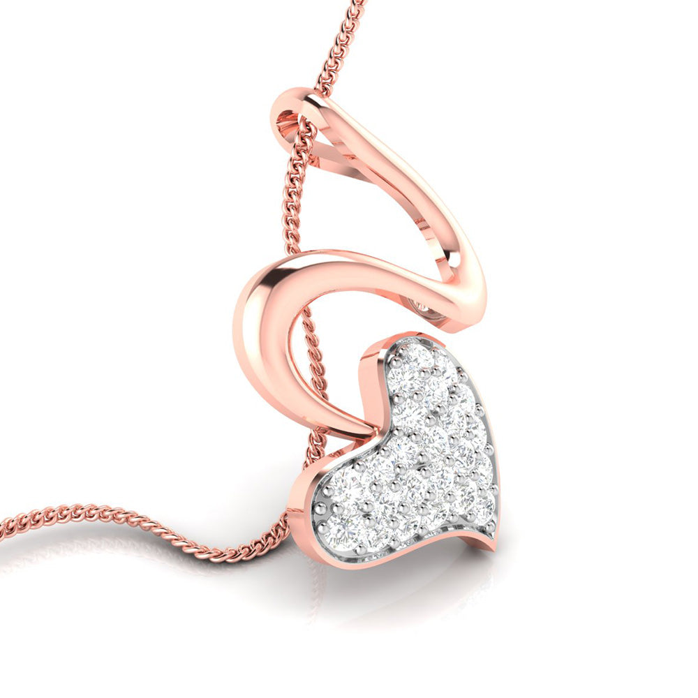 Olson lab grown diamond pendant designs for female Fiona Diamonds