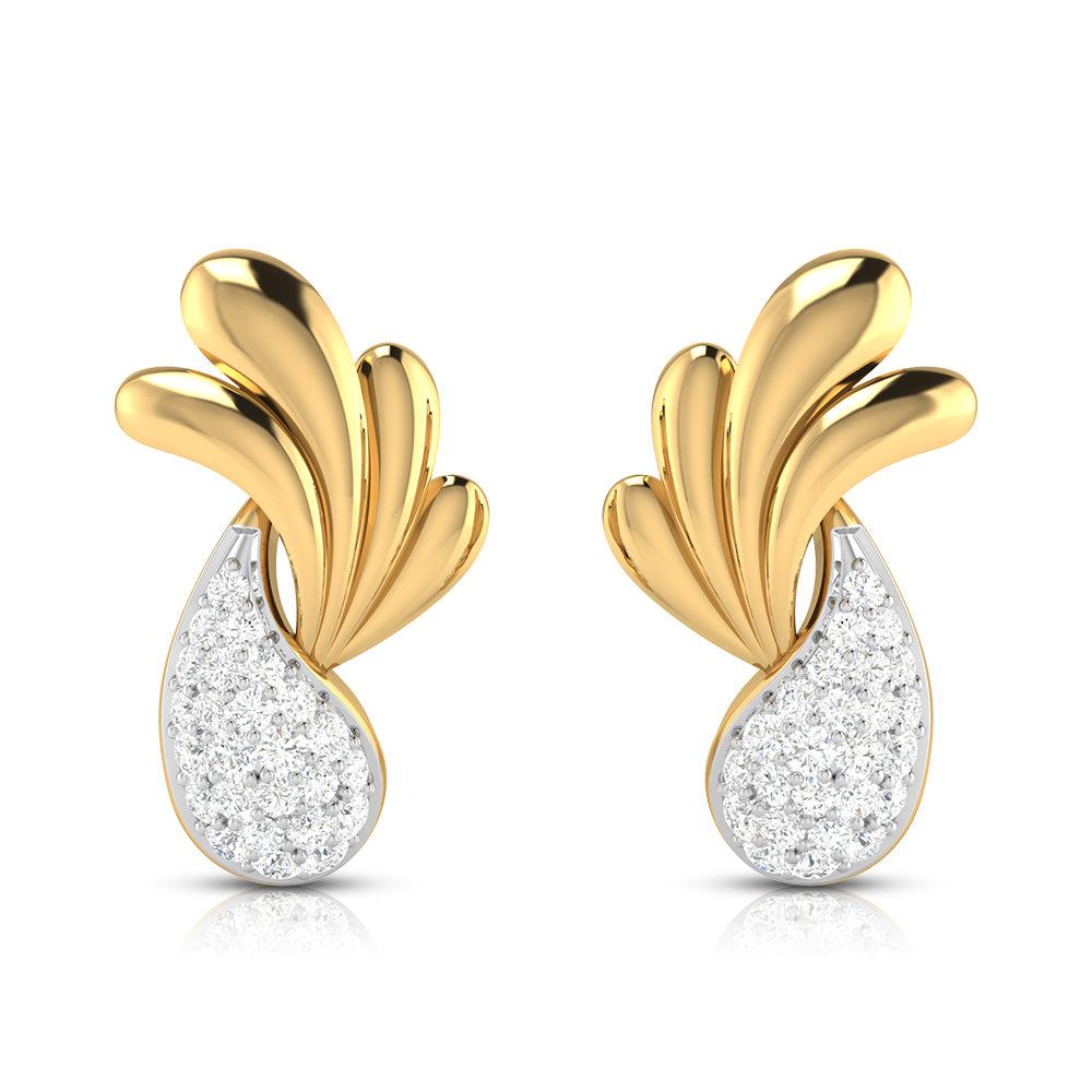 Daily wear earrings design Sziro Lab Grown Diamond Earrings Fiona Diamonds