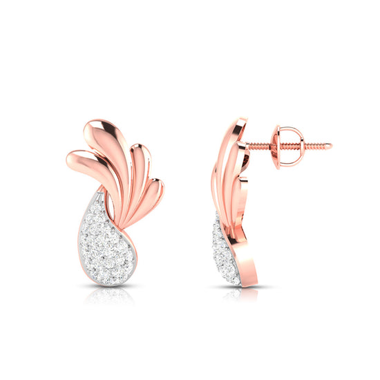 Daily wear earrings design Sziro Lab Grown Diamond Earrings Fiona Diamonds