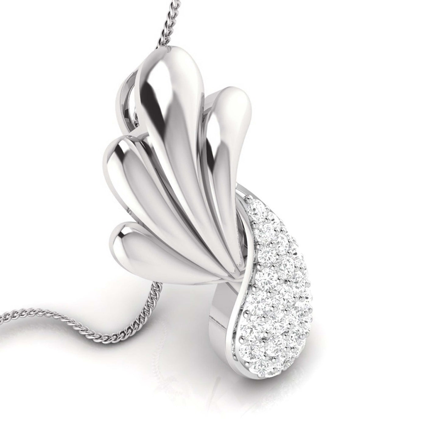 Trickery lab grown diamond pendant designs for female Fiona Diamonds