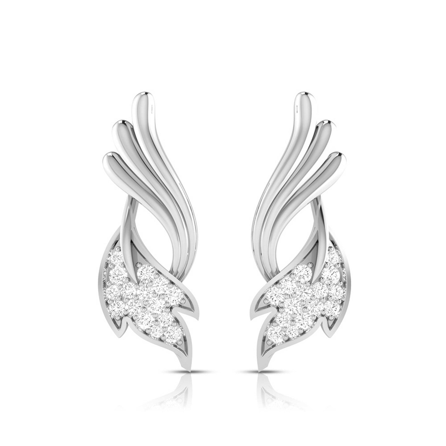 Small earrings design Jenewal Lab Grown Diamond Earrings Fiona Diamonds