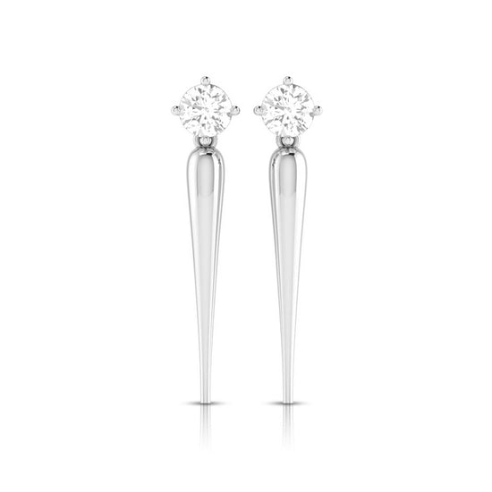 Party wear earrings design Gemocracy Lab Grown Diamond Earrings Fiona Diamonds