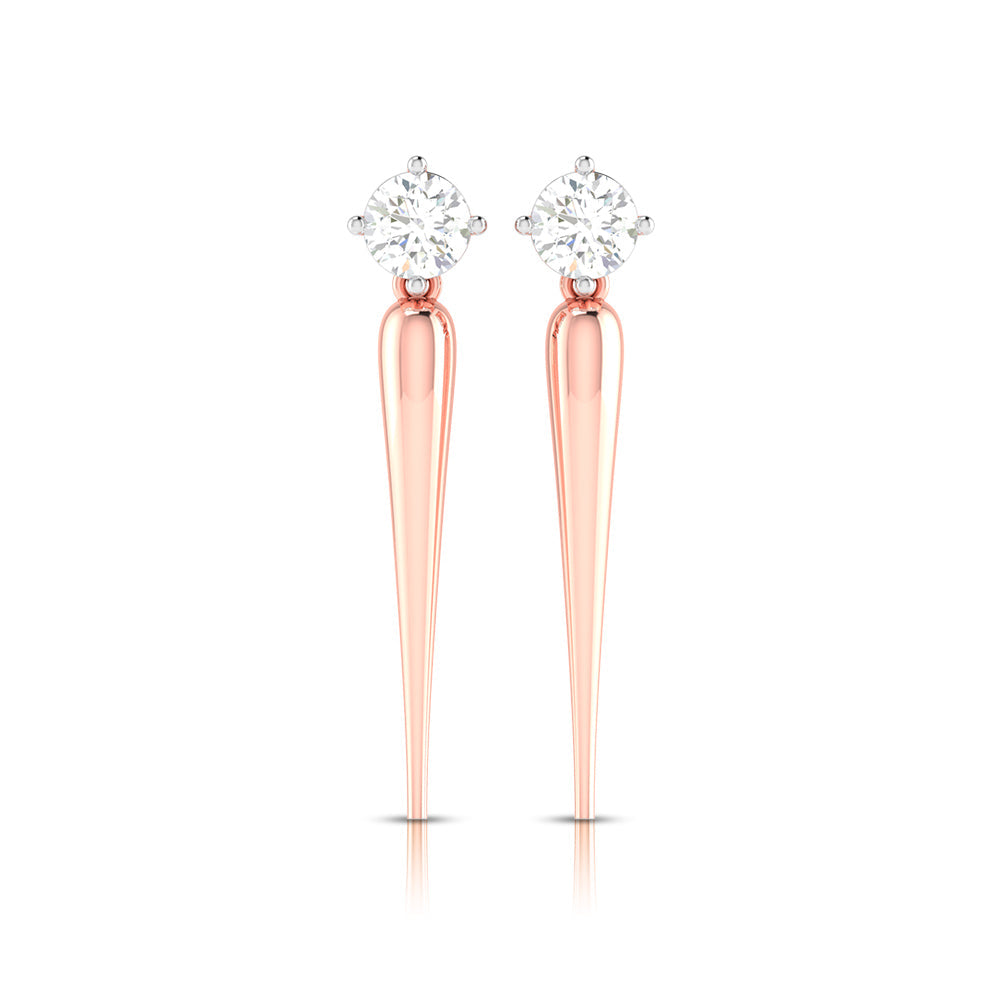 Party wear earrings design Gemocracy Lab Grown Diamond Earrings Fiona Diamonds