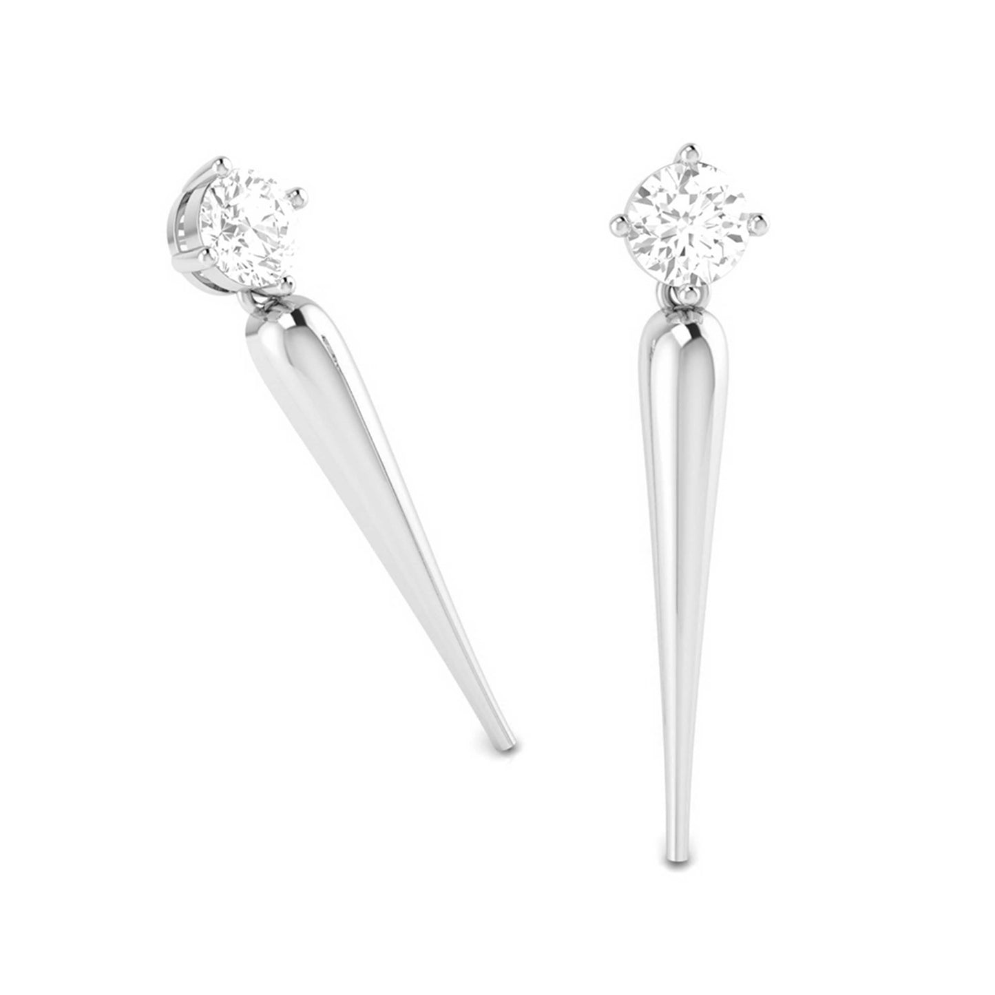 Party wear earrings design Gemocracy Lab Grown Diamond Earrings Fiona Diamonds