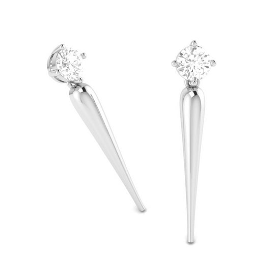 Party wear earrings design Gemocracy Lab Grown Diamond Earrings Fiona Diamonds