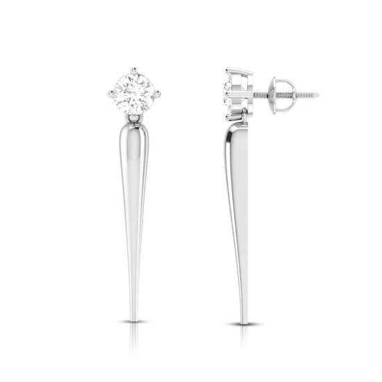 Party wear earrings design Gemocracy Lab Grown Diamond Earrings Fiona Diamonds