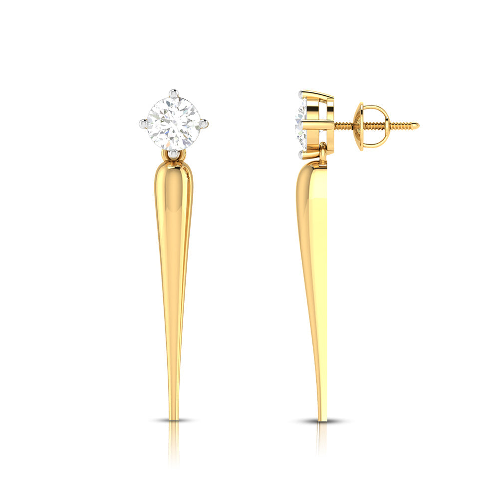 Party wear earrings design Gemocracy Lab Grown Diamond Earrings Fiona Diamonds