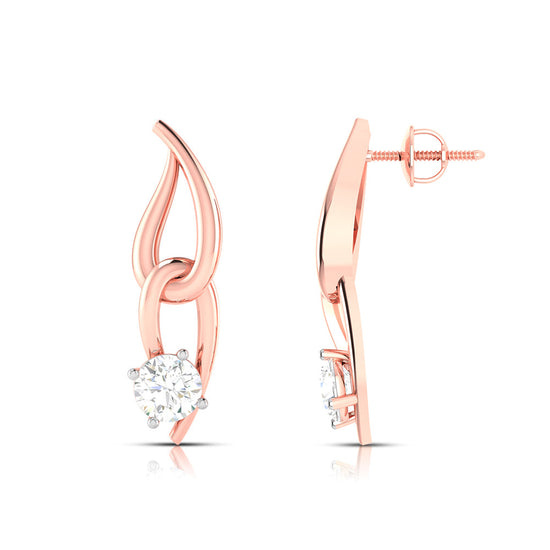 Fancy earrings design Reclaim Lab Grown Diamond Earrings Fiona Diamonds