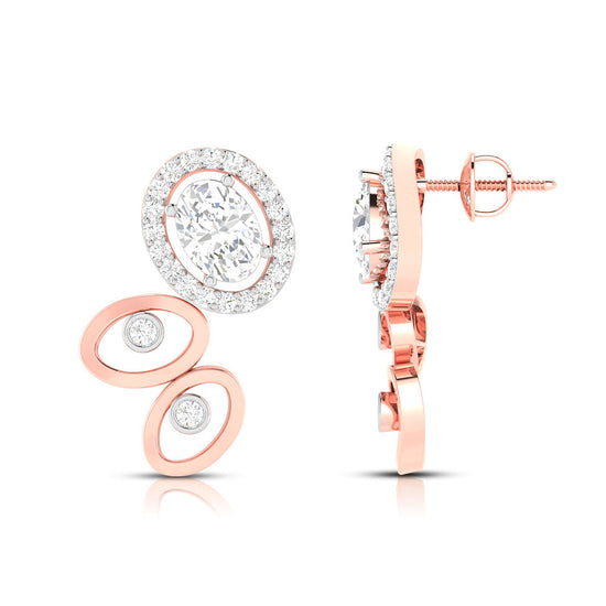 Designer earrings collection Imposing Lab Grown Diamond Earrings Fiona Diamonds