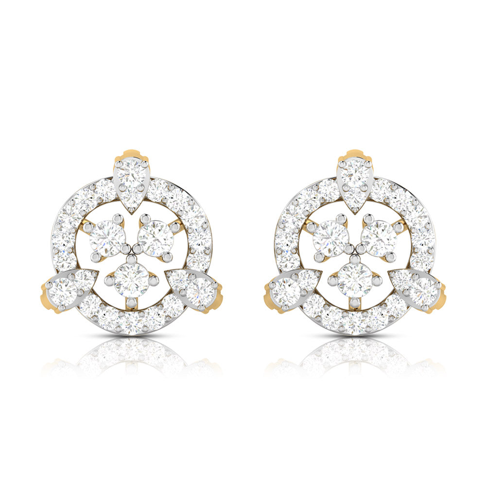 Amazon.com: La Joya 1/4 CT TW Lab Grown Diamond Earrings For Women | Real  10 K Yellow Gold Small Diamond Stud Earrings | Scintillating Diamond  Jewelry for Ladies: Clothing, Shoes & Jewelry