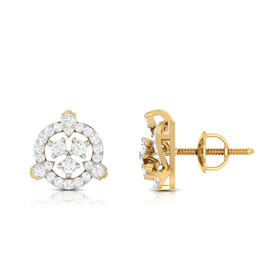 Designer earrings collection Glaring Lab Grown Diamond Earrings Fiona Diamonds