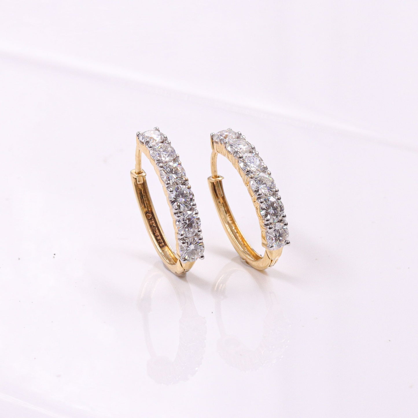 Small earrings design Delightful Lab Grown Diamond Earrings Fiona Diamonds