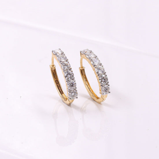 Small earrings design Delightful Lab Grown Diamond Earrings Fiona Diamonds