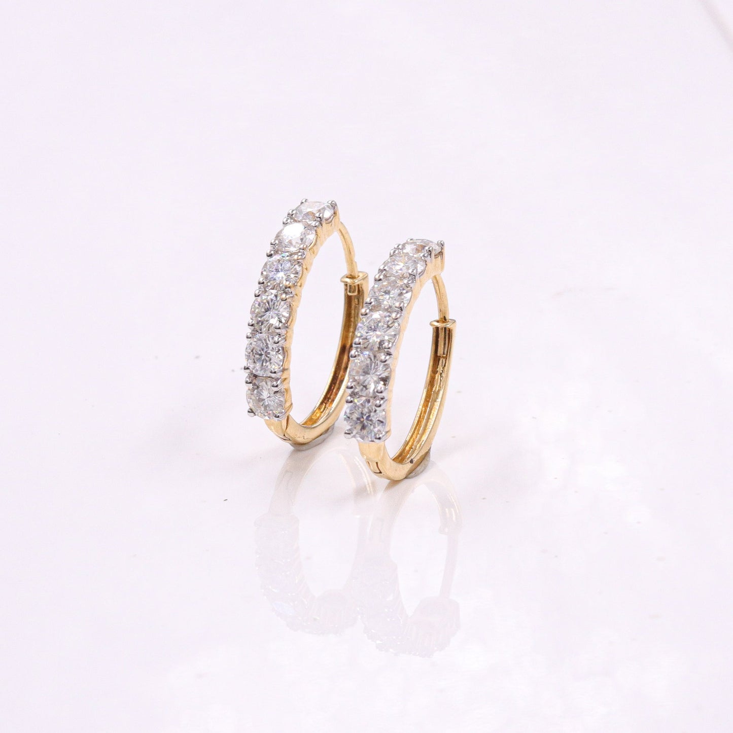 Small earrings design Delightful Lab Grown Diamond Earrings Fiona Diamonds