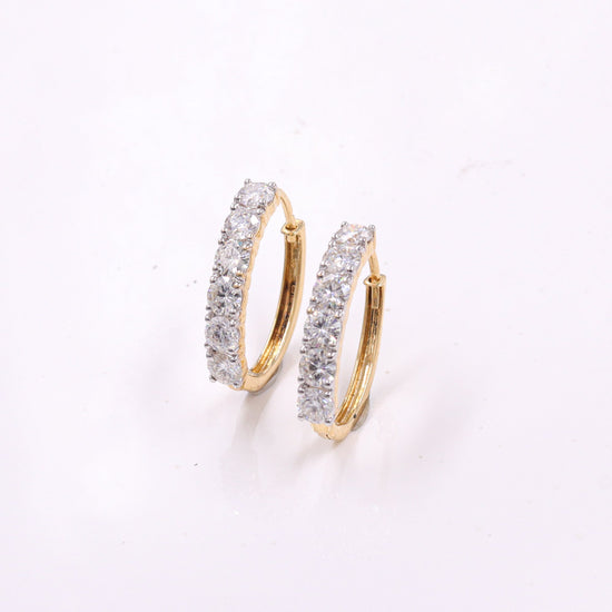 Small earrings design Delightful Lab Grown Diamond Earrings Fiona Diamonds