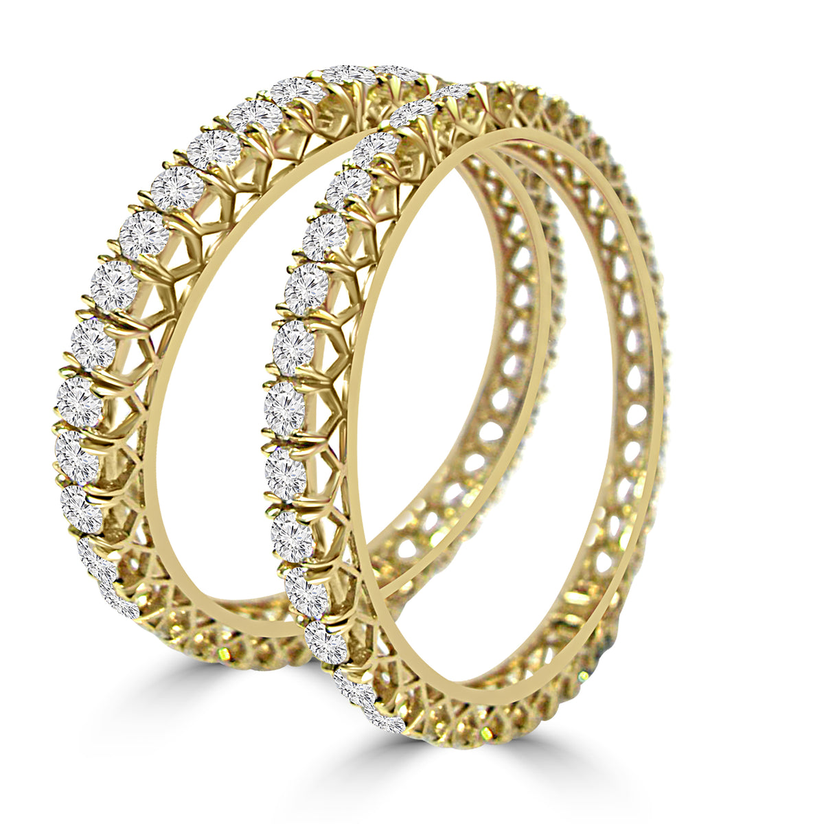 Buy Sorority Kada Bangle Online | Lab Grown Diamonds – Fiona Diamonds