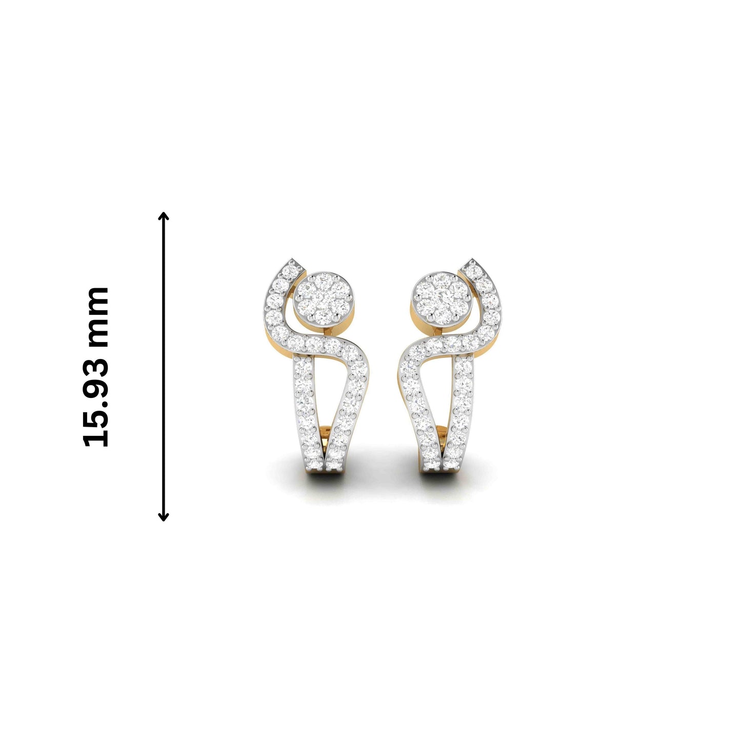 Designer earrings collection Danse Lab Grown Diamond Bali Fiona Diamonds