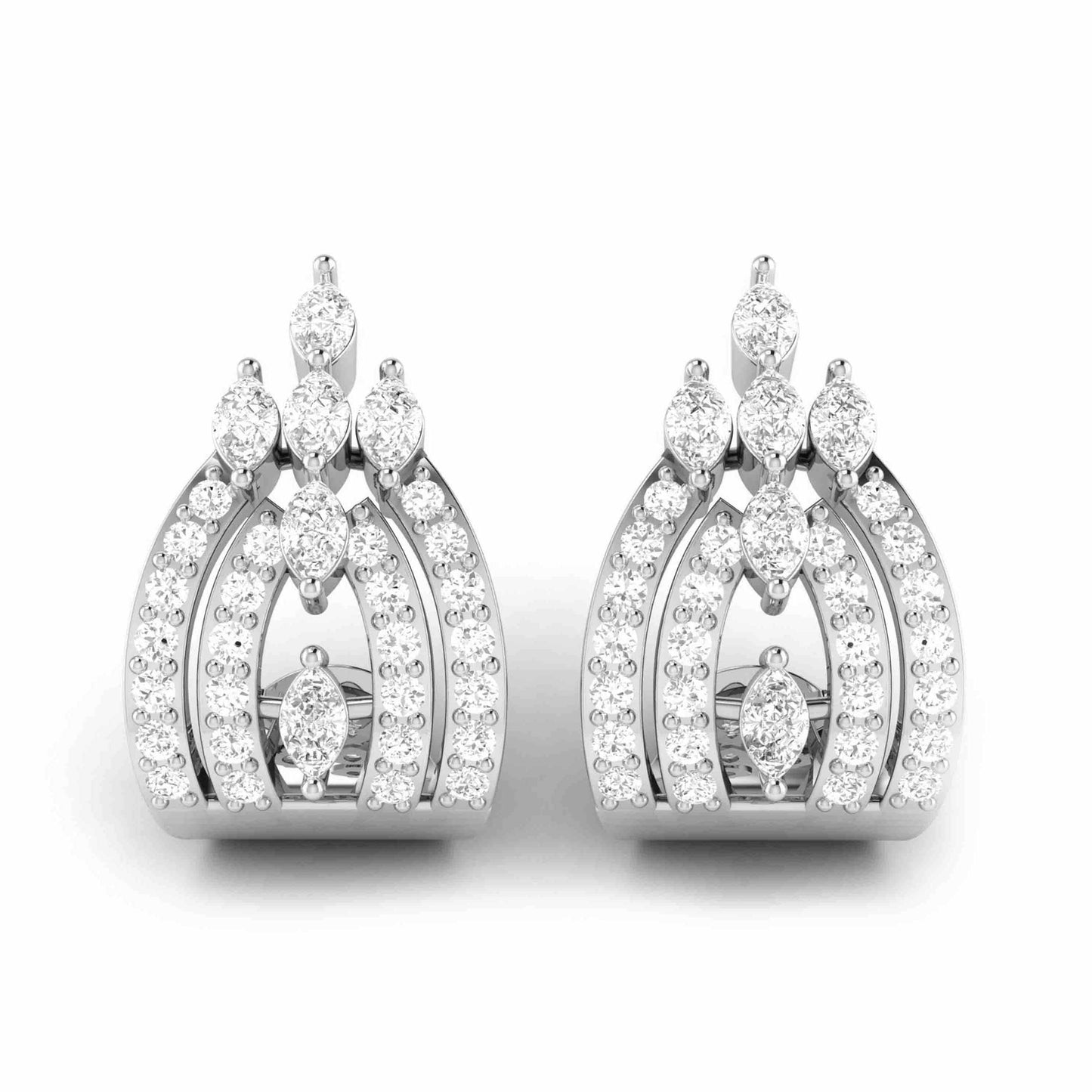 Designer earrings collection Iglesia Lab Grown Diamond Bali Fiona Diamonds