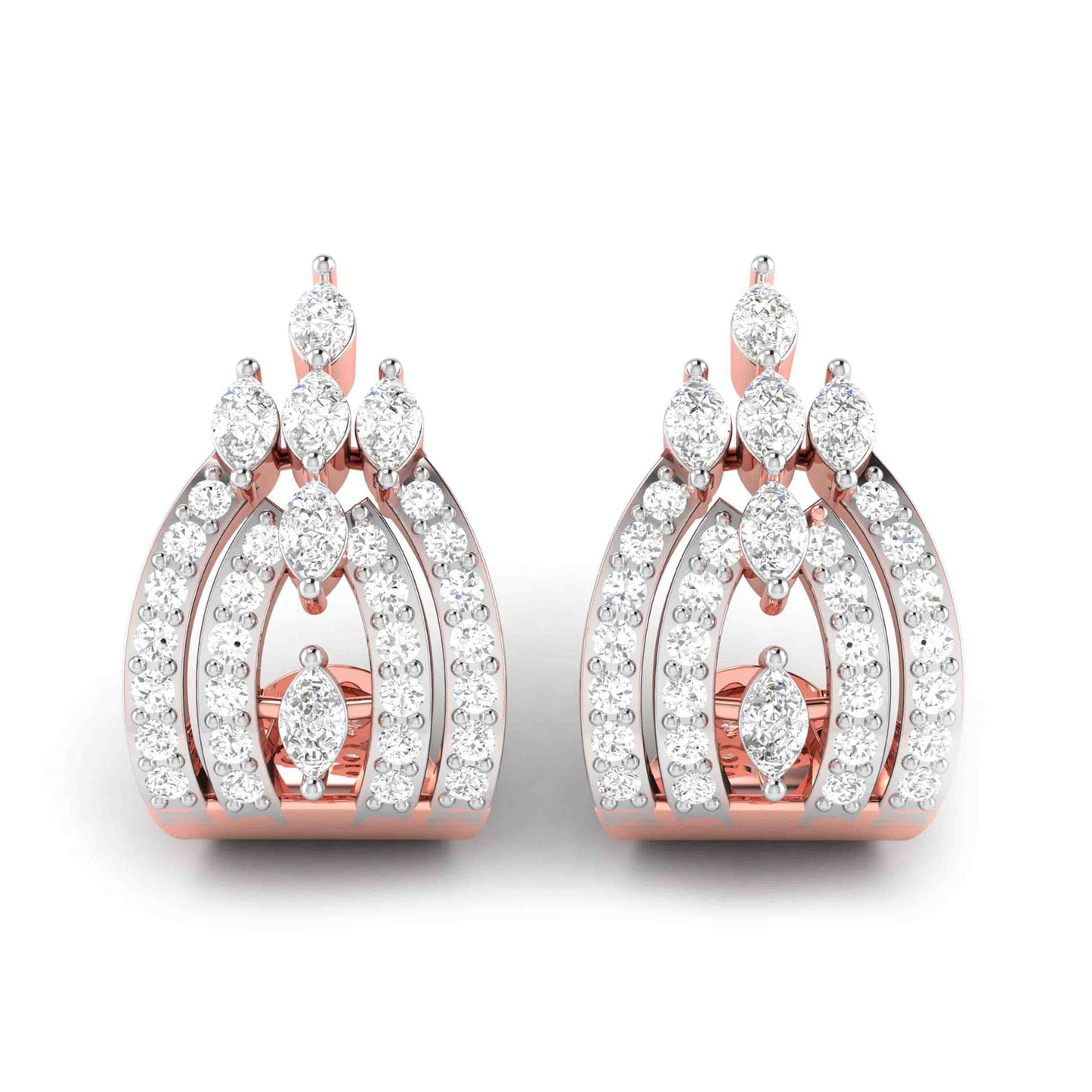 Designer earrings collection Iglesia Lab Grown Diamond Bali Fiona Diamonds