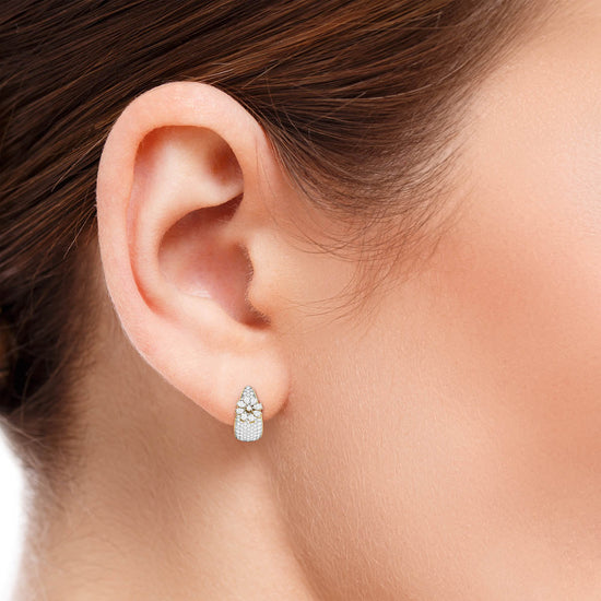 Designer earrings collection Misha Lab Grown Diamond Earrings Fiona Diamonds