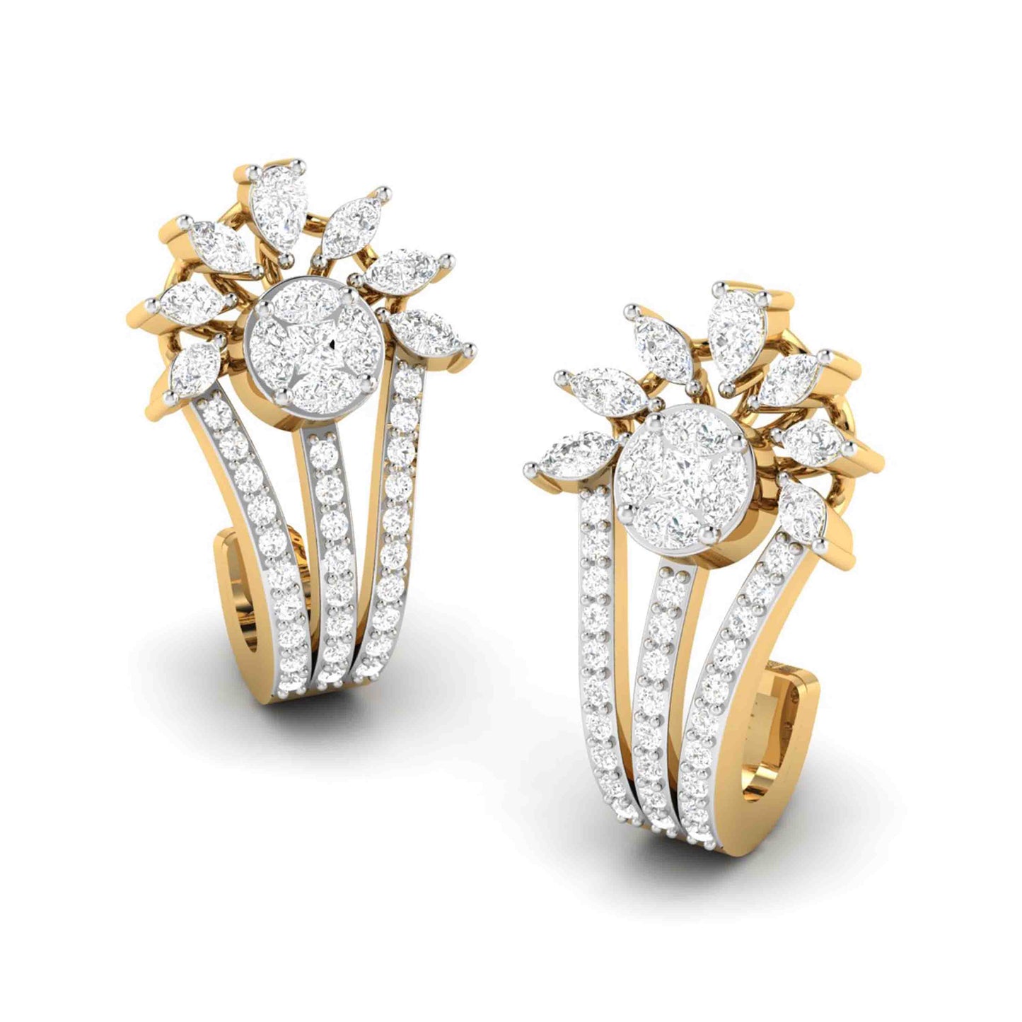 Designer earrings collection Cruple Lab Grown Diamond Earrings Fiona Diamonds