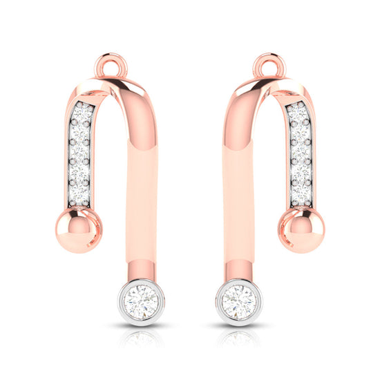 Daily wear earrings design Marva Lab Grown Diamond Earrings Fiona Diamonds