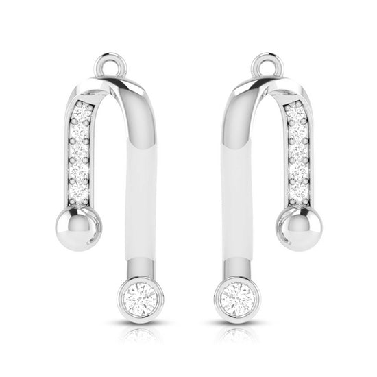 Daily wear earrings design Marva Lab Grown Diamond Earrings Fiona Diamonds