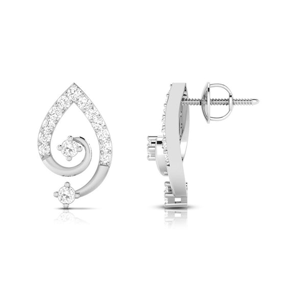 Designer earrings collection Fuzzy Lab Grown Diamond Earrings Fiona Diamonds