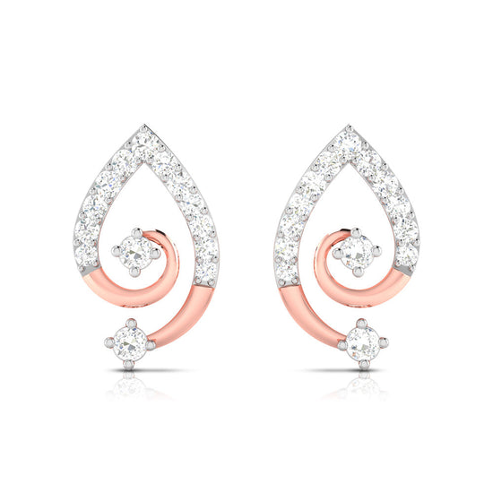 Designer earrings collection Fuzzy Lab Grown Diamond Earrings Fiona Diamonds