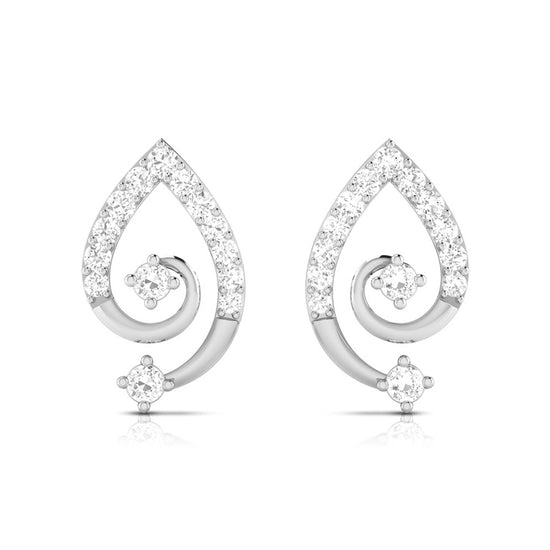 Designer earrings collection Fuzzy Lab Grown Diamond Earrings Fiona Diamonds