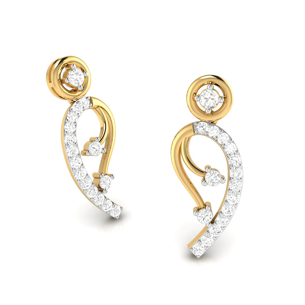 Latest earrings design Headliner Lab Grown Diamond Earrings Fiona Diamonds